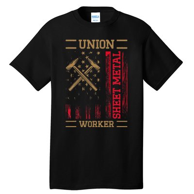 Journeyman Sheet Metal Worker Union Sheet Metal Worker Tall T-Shirt