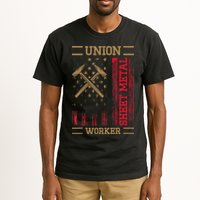Journeyman Sheet Metal Worker Union Sheet Metal Worker Tall T-Shirt
