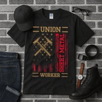 Journeyman Sheet Metal Worker Union Sheet Metal Worker Tall T-Shirt