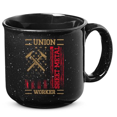 Journeyman Sheet Metal Worker Union Sheet Metal Worker 15oz Campfire Ceramic Mug