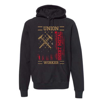 Journeyman Sheet Metal Worker Union Sheet Metal Worker Premium Hoodie