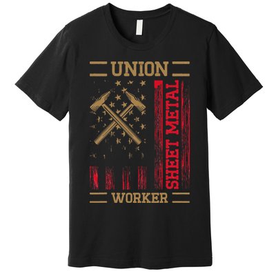 Journeyman Sheet Metal Worker Union Sheet Metal Worker Premium T-Shirt