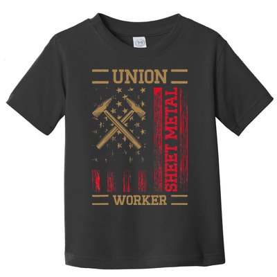 Journeyman Sheet Metal Worker Union Sheet Metal Worker Toddler T-Shirt