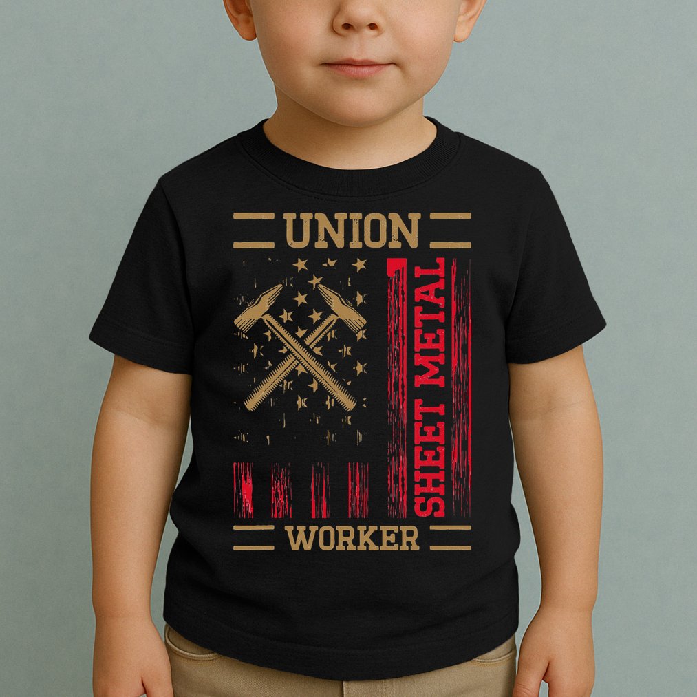 Journeyman Sheet Metal Worker Union Sheet Metal Worker Toddler T-Shirt