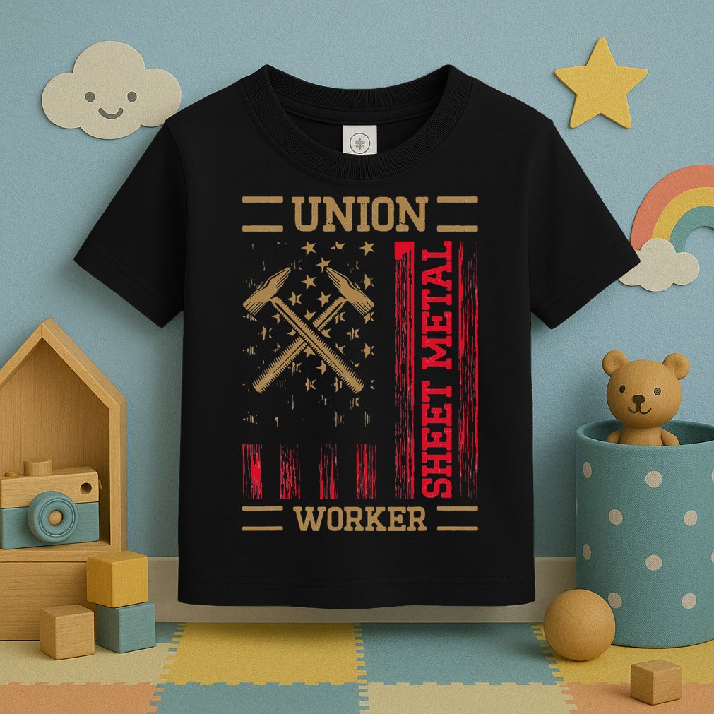 Journeyman Sheet Metal Worker Union Sheet Metal Worker Toddler T-Shirt