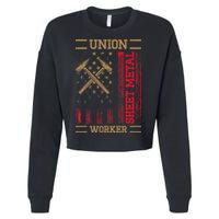 Journeyman Sheet Metal Worker Union Sheet Metal Worker Cropped Pullover Crew