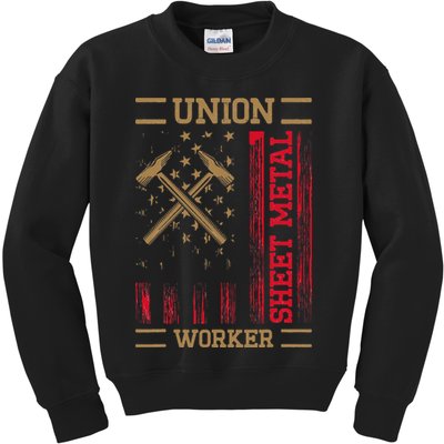 Journeyman Sheet Metal Worker Union Sheet Metal Worker Kids Sweatshirt