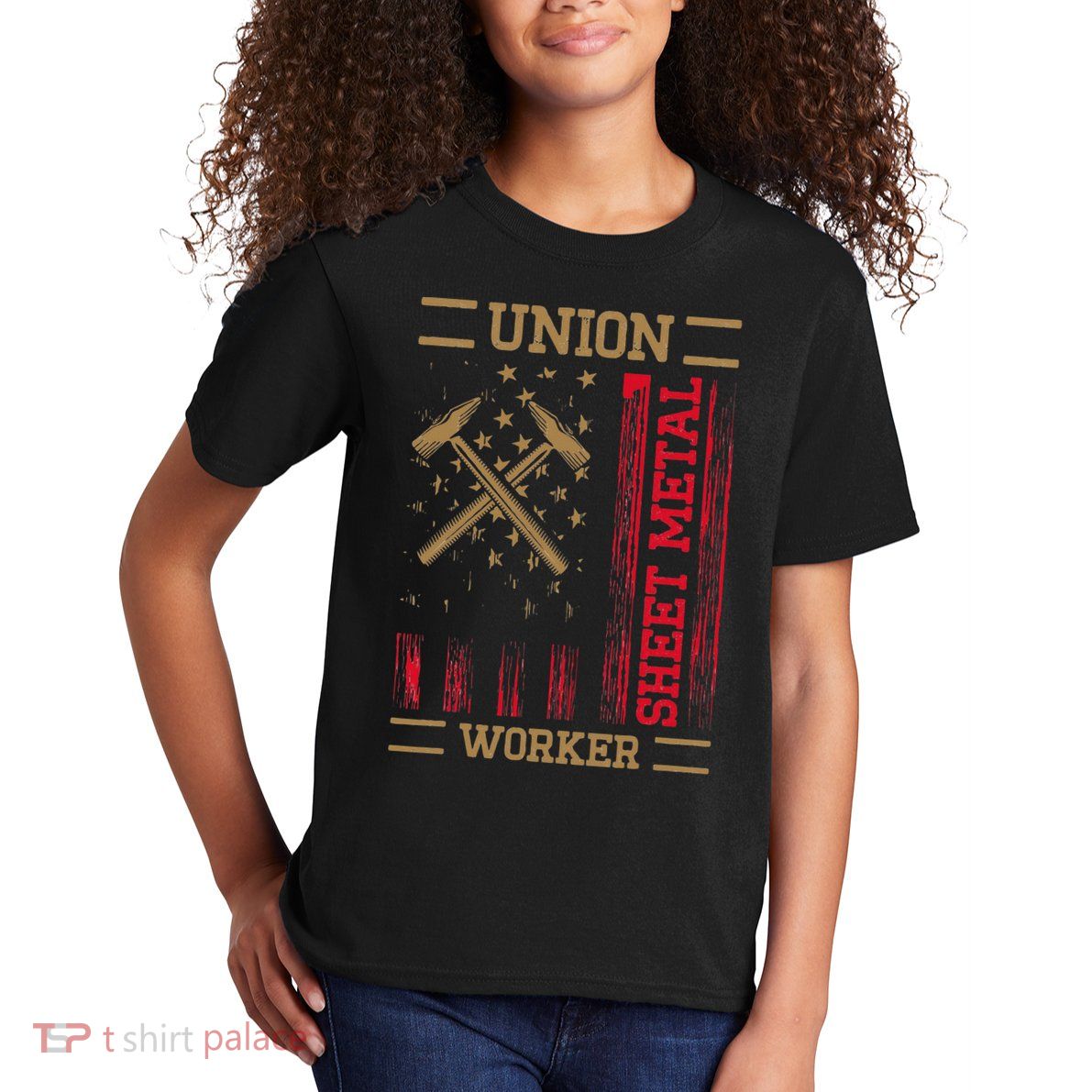 Journeyman Sheet Metal Worker Union Sheet Metal Worker Kids T-Shirt