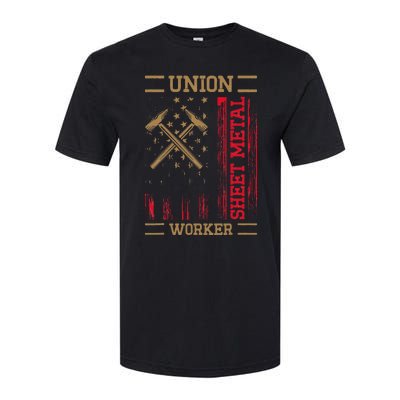 Journeyman Sheet Metal Worker Union Sheet Metal Worker Softstyle CVC T-Shirt