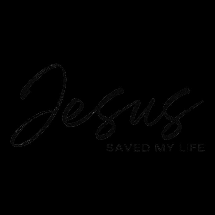 Jesus Saved My Life Modern Christian Religious Minimalist Premium T-Shirt