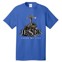 Jesus Saved My Life Christian Religious Bible Church Tall T-Shirt