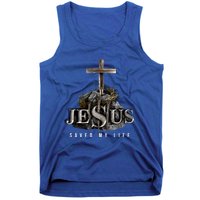 Jesus Saved My Life Christian Religious Bible Church Tank Top