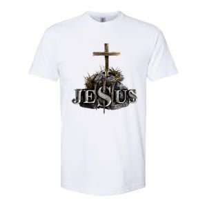 Jesus Saved My Life Christian Religious Bible Church Softstyle CVC T-Shirt