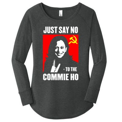 Just Say No To The Commie Ho Kamala Harris Women's Perfect Tri Tunic Long Sleeve Shirt