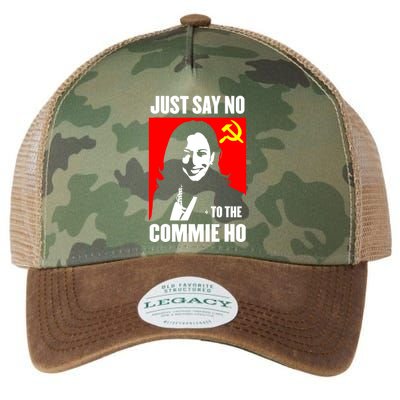 Just Say No To The Commie Ho Kamala Harris Legacy Tie Dye Trucker Hat