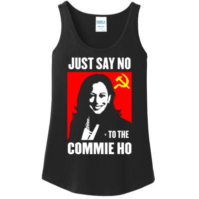 Just Say No To The Commie Ho Kamala Harris Ladies Essential Tank