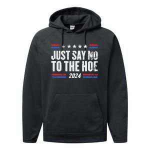 Just Say No To The Hoe 2024 Performance Fleece Hoodie