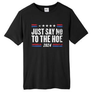 Just Say No To The Hoe 2024 Tall Fusion ChromaSoft Performance T-Shirt