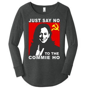 Just Say No To The Commie Ho Kamala Harris Women's Perfect Tri Tunic Long Sleeve Shirt