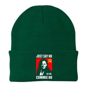 Just Say No To The Commie Ho Kamala Harris 2024 Knit Cap Winter Beanie