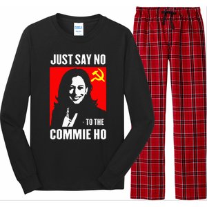 Just Say No To The Commie Ho Kamala Harris 2024 Long Sleeve Pajama Set