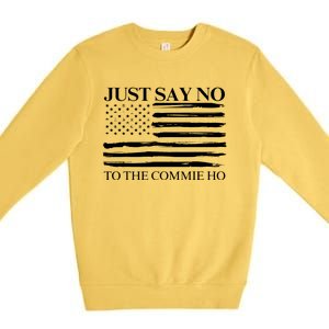 Just Say No Premium Crewneck Sweatshirt