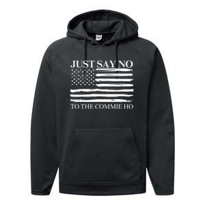 Just Say No Performance Fleece Hoodie