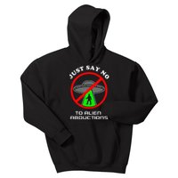 Just Say No To Alien Abductions Kids Hoodie