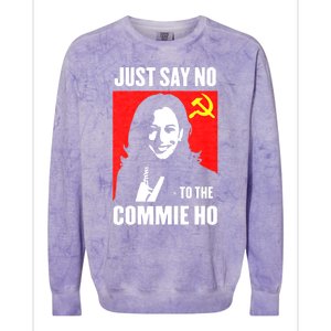 Just Say No To The Commie Ho Colorblast Crewneck Sweatshirt