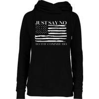 Just Say No Womens Funnel Neck Pullover Hood