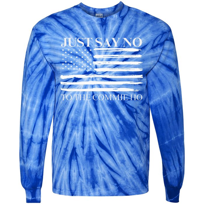 Just Say No Tie-Dye Long Sleeve Shirt