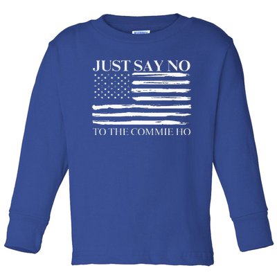 Just Say No Toddler Long Sleeve Shirt