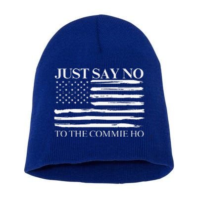 Just Say No Short Acrylic Beanie