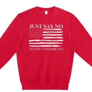 Just Say No Premium Crewneck Sweatshirt