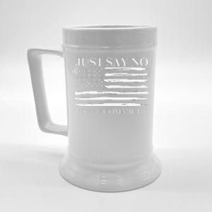 Just Say No Gift Beer Stein