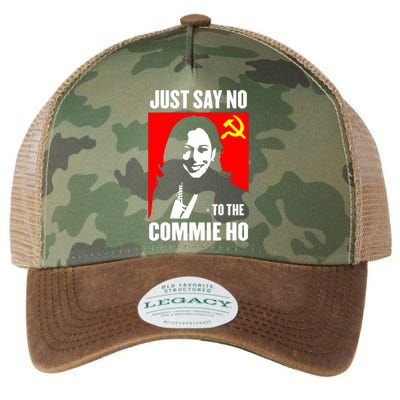 Just Say No To The Commie Ho Kamala Harris Legacy Tie Dye Trucker Hat