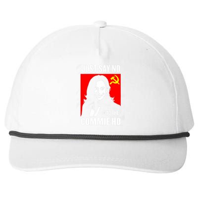 Just Say No To The Commie Ho Kamala Harris Snapback Five-Panel Rope Hat