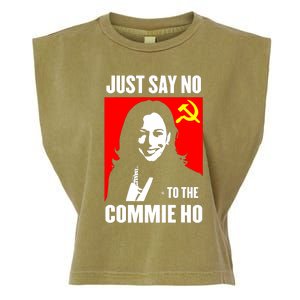 Just Say No To The Commie Ho Kamala Harris Garment-Dyed Women's Muscle Tee