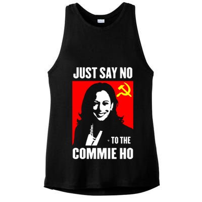 Just Say No To The Commie Ho 2024 Ladies PosiCharge Tri-Blend Wicking Tank