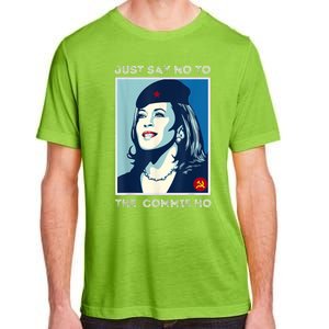 Just Say No To The Commie Ho Harris For President 2024 Adult ChromaSoft Performance T-Shirt