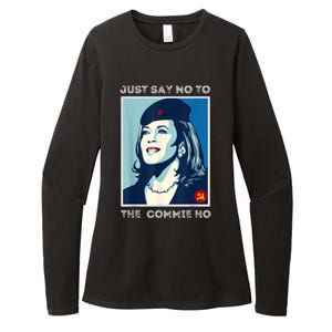 Just Say No To The Commie Ho Harris For President 2024 Womens CVC Long Sleeve Shirt