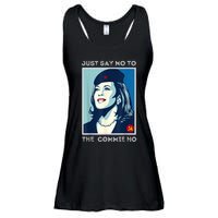 Just Say No To The Commie Ho Harris For President 2024 Ladies Essential Flowy Tank