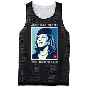 Just Say No To The Commie Ho Harris For President 2024 Mesh Reversible Basketball Jersey Tank