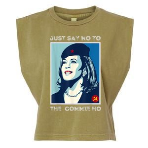 Just Say No To The Commie Ho Harris For President 2024 Garment-Dyed Women's Muscle Tee