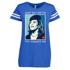 Just Say No To The Commie Ho Harris For President 2024 Enza Ladies Jersey Football T-Shirt