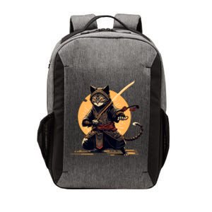 Japanese Samurai Ninja Cat Anime Kawaii Catzilla Cat Vector Backpack