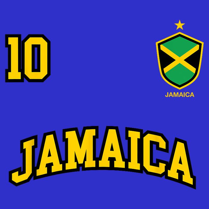 Jamaica Shirts Number 10 Soccer Team Sports Jamaican Flag Tall T-Shirt