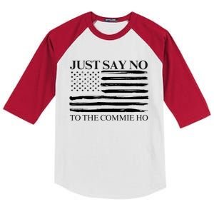 Just Say No Kids Colorblock Raglan Jersey