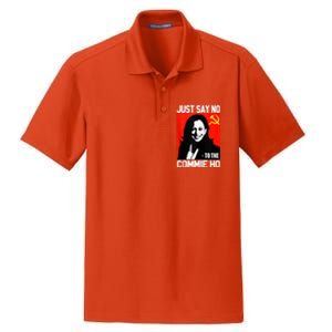 Just Say No To The Commie Ho Kamala Dry Zone Grid Polo