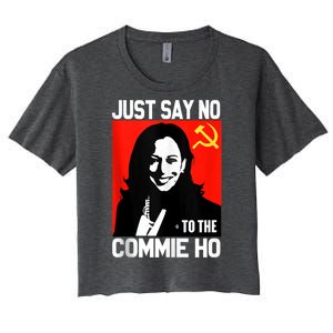 Just Say No To The Commie Ho Kamala Women's Crop Top Tee